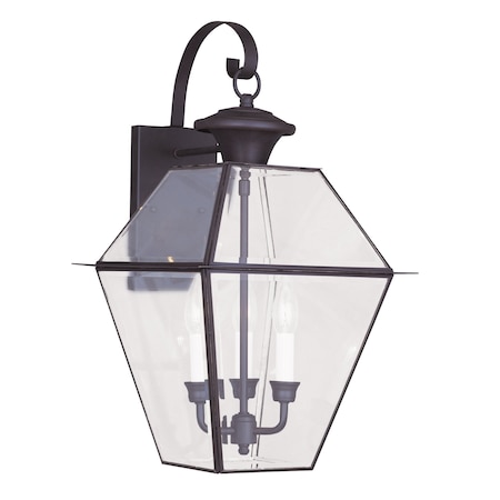 Westover 3 Light Bronze Outdoor Wall Lan MPN:2381-07