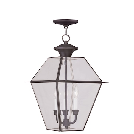 Westover 3 Light Bronze Outdoor Pendant MPN:2385-07