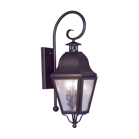 Amwell 2 Light Bronze Outdoor Wall Lantern MPN:2551-07