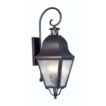 Amwell 3 Light Bronze Outdoor Wall Lante MPN:2555-07