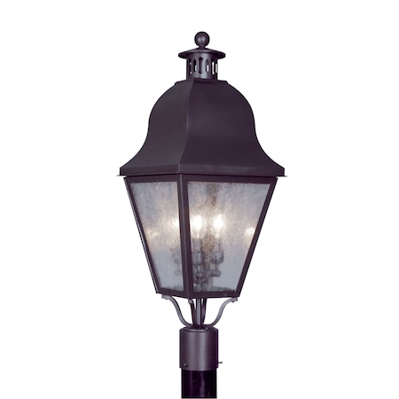 Amwell 3 Light Bronze Outdoor Post Top L MPN:2556-07