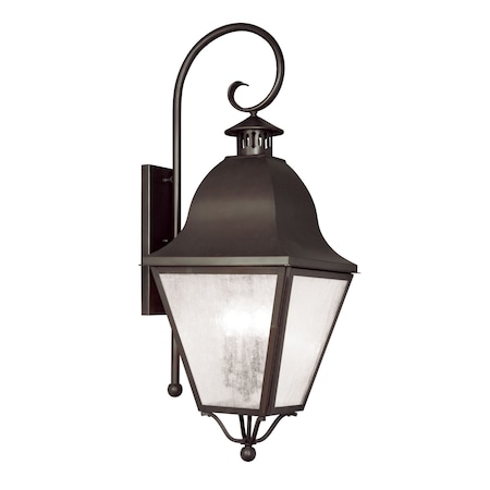 Amwell 4 Light Bronze Outdoor Wall Lante MPN:2558-07