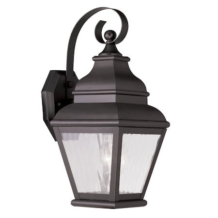 Exeter 1 Light Bronze Outdoor Wall Lantern MPN:2601-07