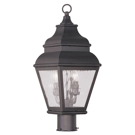Exeter 2 Light Bronze Outdoor Post Top L MPN:2603-07