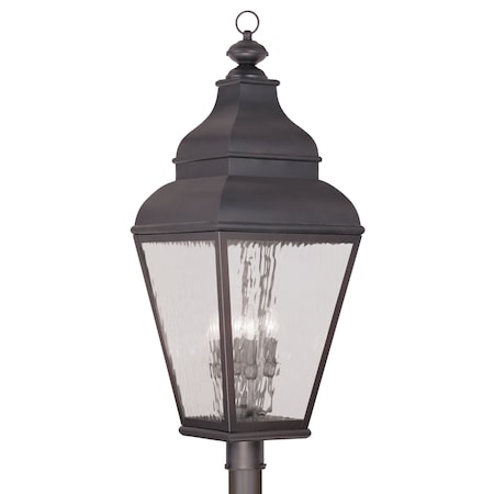 Exeter 4 Light Bronze Outdoor Post Top L MPN:2608-07