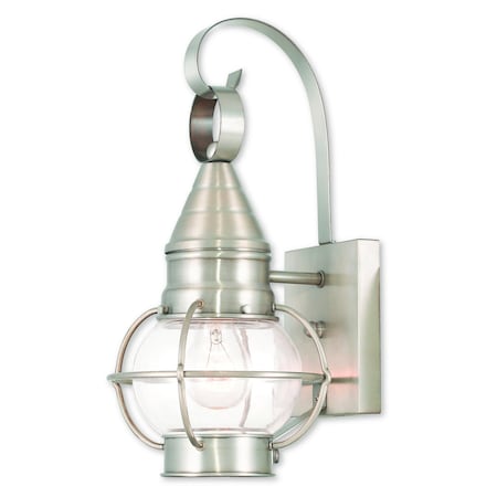 Newburyport 1 Light Brushed Nickel Outdo MPN:26900-91