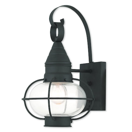 Newburyport 1 Light Black Outdoor Wall L MPN:26901-04