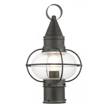 Charcoal Outdoor Post Top Lantern, 1 Ligh MPN:26902-61