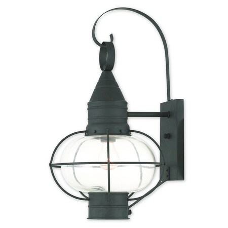Newburyport 1 Light Black Outdoor Wall L MPN:26904-04