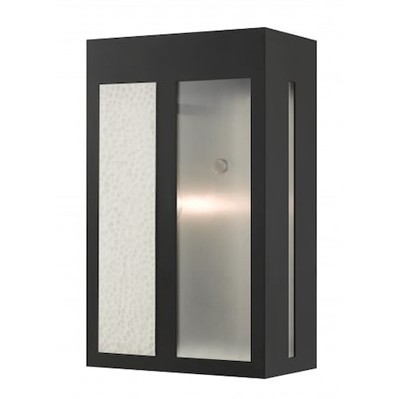 Black Outdoor Wall Lantern, 1 Light MPN:27413-04