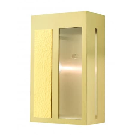 Satin BrassOutdoor Wall Lantern, 1 Light MPN:27413-12