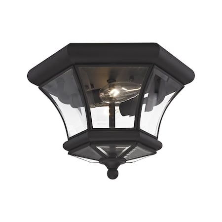Monterey/Georgetown 2 Light Black Outdoor Ceiling Mount MPN:7052-04
