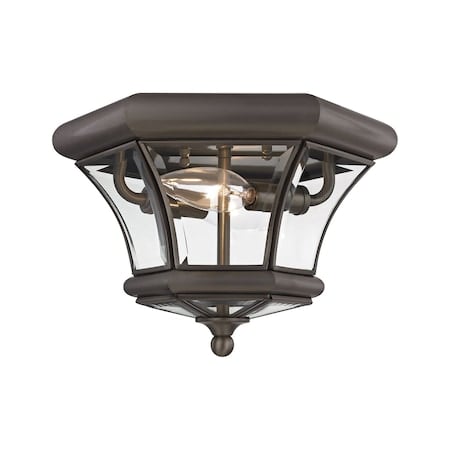 Monterey/Georgetown 2 Light Bronze Outdoor Ceiling Mount MPN:7052-07