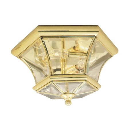 Monterey/Georgetown 3 Light Polished Brass Outdoor Ceiling Mount MPN:7053-02
