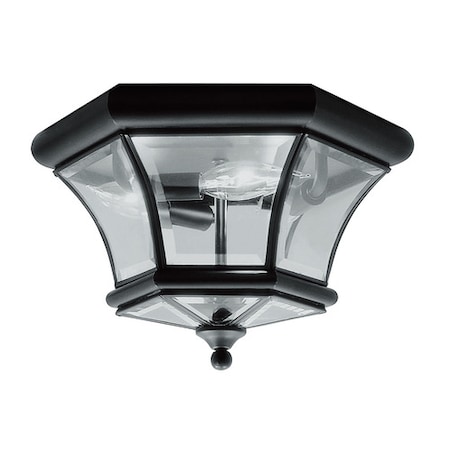 Monterey/Georgetown 3 Light Black Outdoor Ceiling Mount MPN:7053-04