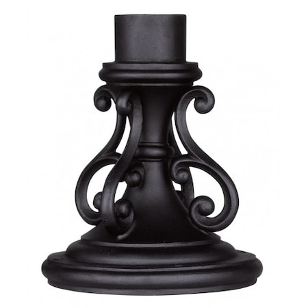 Textured Black Outdoor Pier Mount Adapte MPN:7504-14