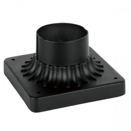 Textured Black Outdoor Pier Mount Adapte MPN:7507-14