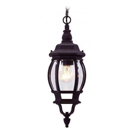 Textured BlackOutdoor Pendant Lantern, 1 MPN:7523-14