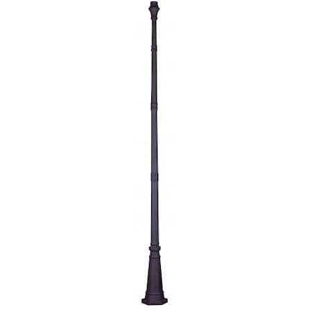 Bronze Outdoor Cast Aluminum Fluted Post MPN:7617-07
