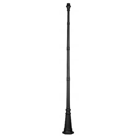 Textured Black Outdoor Lamp Post MPN:7617-14