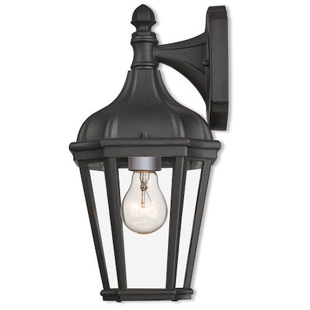 Morgan 1 Light Textured Black Outdoor Wa MPN:76181-14