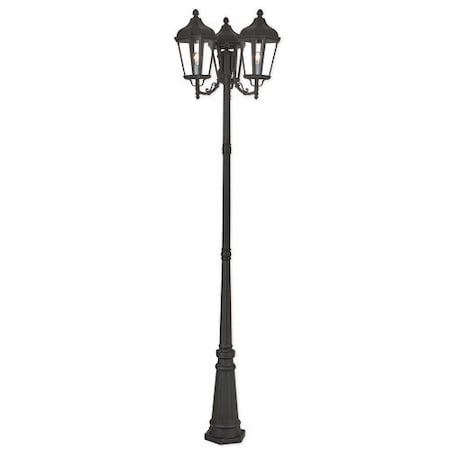 Morgan 3 Light Textured Black Outdoor 3 MPN:76198-14
