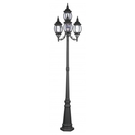 Textured BlackOutdoor Post Light, 4 Light MPN:7711-14