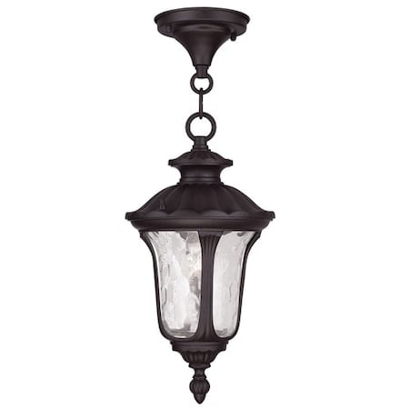 Oxford 1 Light Bronze Outdoor Pendant Lantern MPN:7849-07