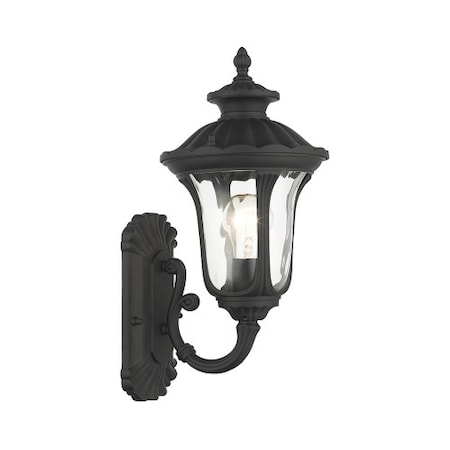 Textured Black Outdoor Wall Lantern, 1 Li MPN:7850-14