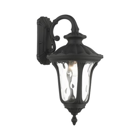 Textured Black Outdoor Wall Lantern, 1 Li MPN:7851-14