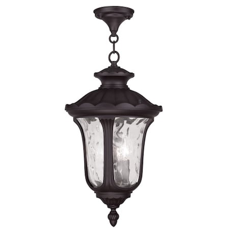 Oxford 3 Light Bronze Outdoor Pendant Lantern MPN:7858-07