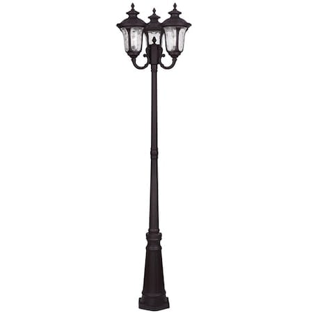 Oxford 3 Light Bronze Outdoor 3 Head Post MPN:7866-07