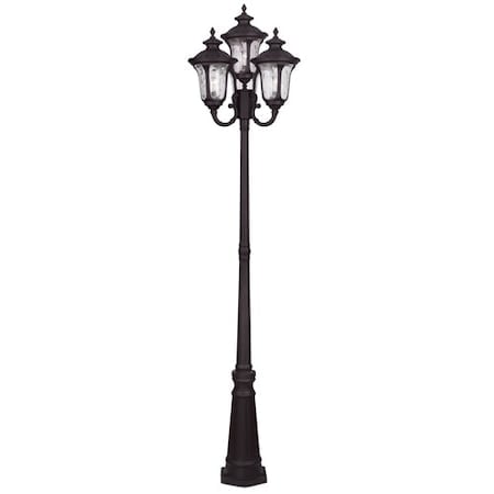 Oxford 4 Light Bronze Outdoor 4 Head Post MPN:7869-07