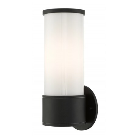 Textured Black Outdoor Wall Lantern, 1 Li MPN:79323-14