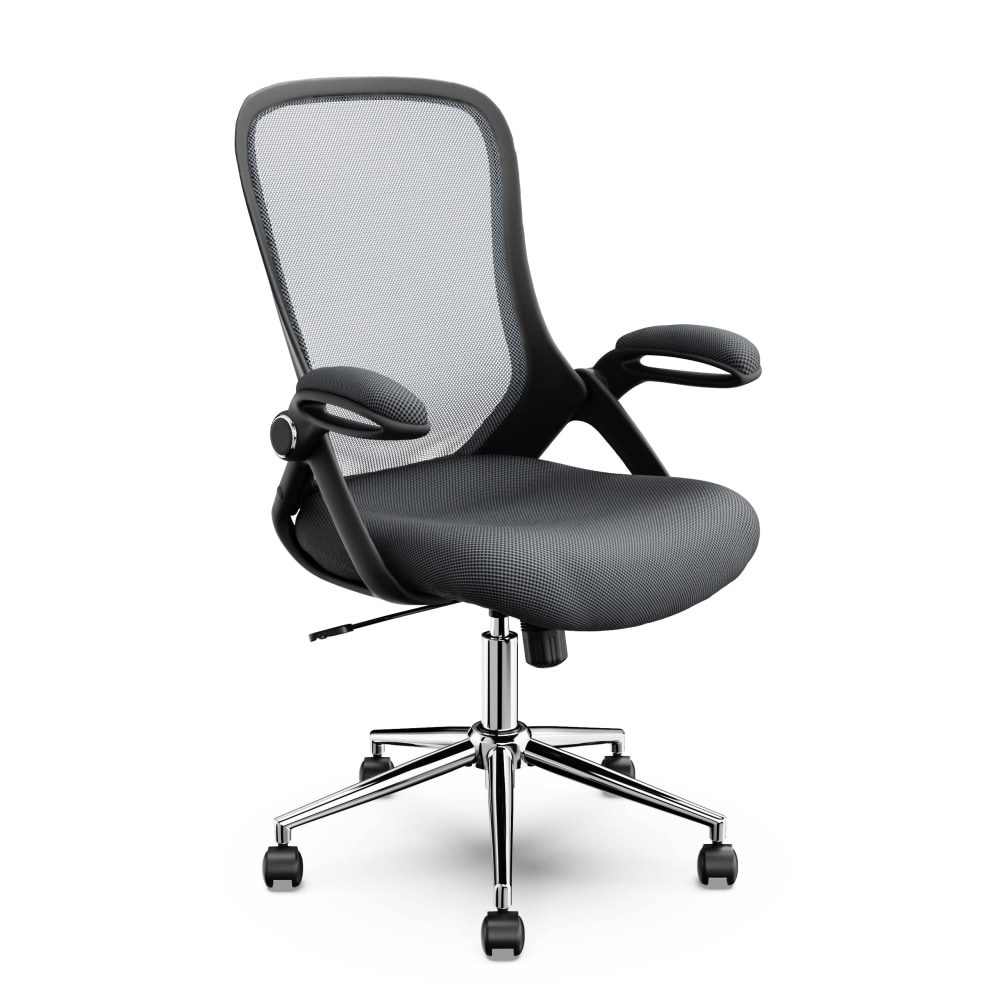 Click365 Flip Ergonomic Mesh Mid-Back Office Task Chair, Gray MPN:CCHR10003B