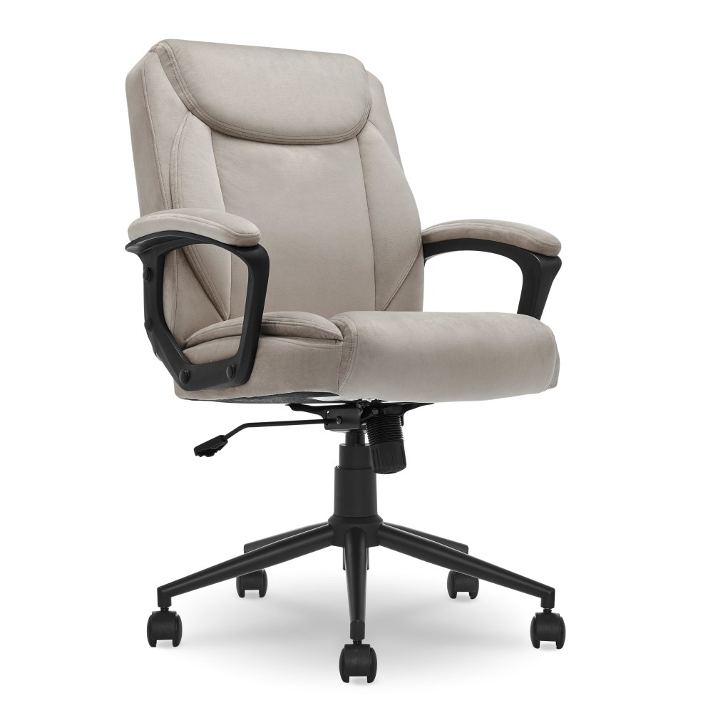 Click365 Transform 1.0 Mid-Back Fabric Managers Chair, Beige MPN:CCHR10001D