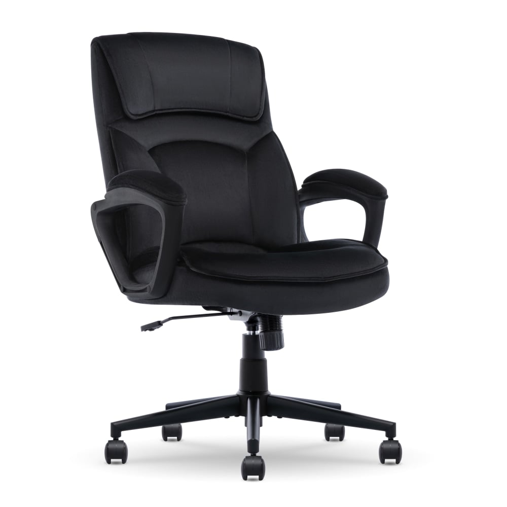 Serta Comfort Classic Ergonomic Fabric High-Back Executive Office Chair, Black MPN:CCHR10005D