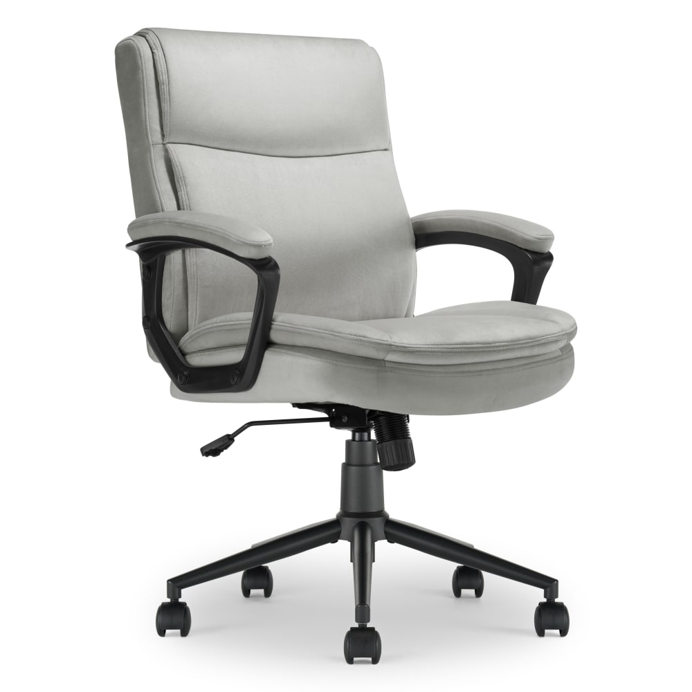 Click365 Transform 2.0 Ergonomic Fabric Mid-Back Desk Chair, Gray/Black MPN:CCHR10007D