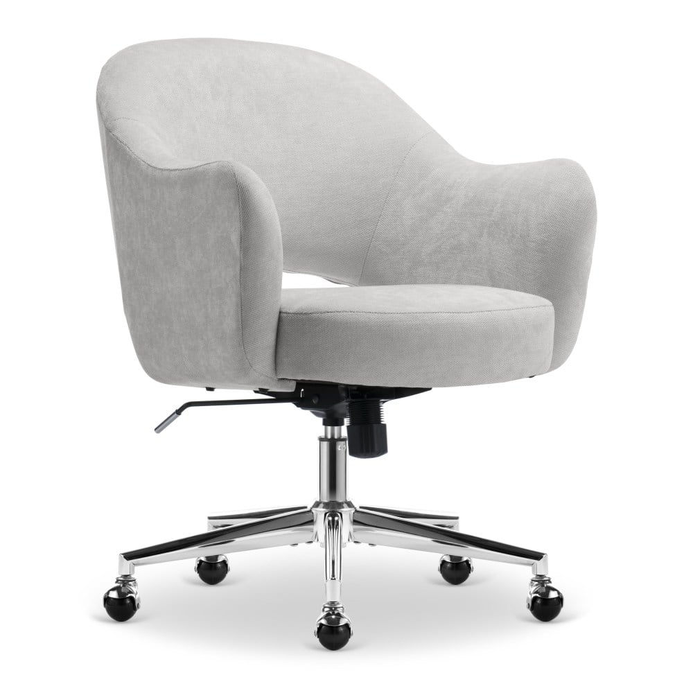 Serta Mia Ergonomic Fabric Mid-Back Home Office Chair, Light Gray MPN:CCHR10009C