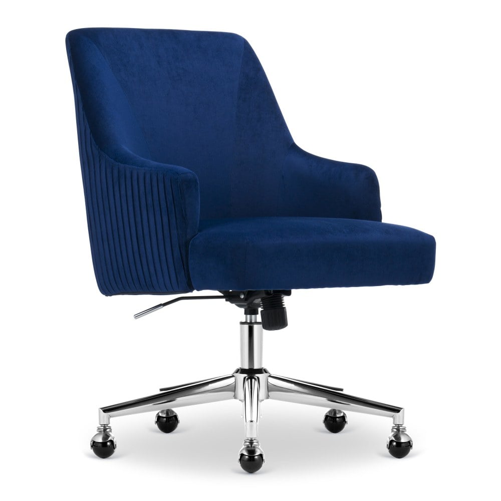 Serta Scarlett Ergonomic Fabric Mid-Back Home Office Chair, Midnight Blue MPN:CCHR10011C