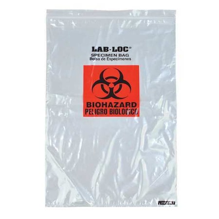 Transfer Bag, 20 in L, 14 in W, CLR, PK250 MPN:LABZ1420B