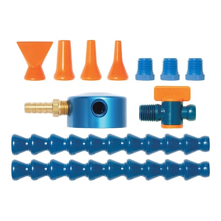 Magnetic Base Manifold Kit, 1/4 in, Acetal Copolymer, 0 MPN:40463