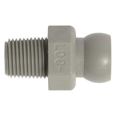 NPT Connector, Gray, 1/8