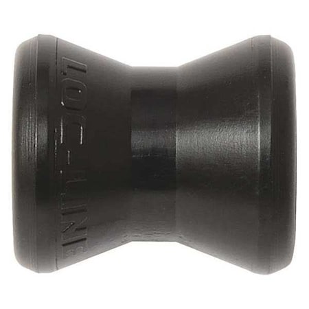 Double Socket, Black, 1/4