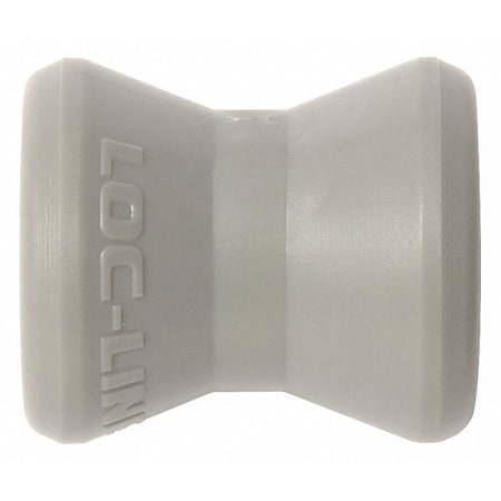 Double Socket, Gray, 1/4