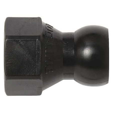 SAE Flare Nut Adapter, Black, 1/4