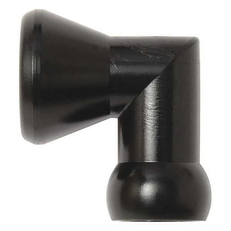 Elbow, Black, 1/4