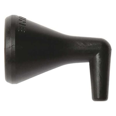 Nozzle, 90 Degree, Black, 1/16