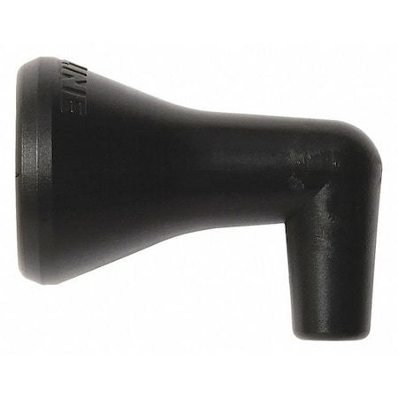 Nozzle, 90 Degree, Black, 1/8