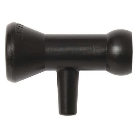 Side Flow Nozzle, Black, 1/4